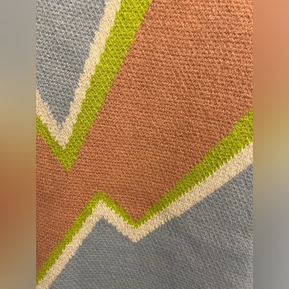 NWT Miss Sparkling Pale Blue Lightning Bolt Sweater Knit Skirt - Picture 3 of 7